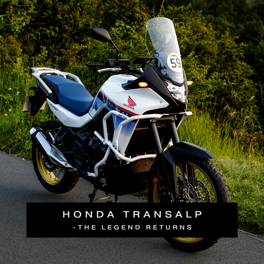 Crash Bars and Skid Plate: Honda Transalp 750 - Reviewing the Return of the Legendary Adventure Motorcycle