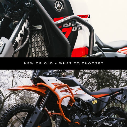 Used or New Adventure Motorcycle? A Guide to Choosing Crash Bars